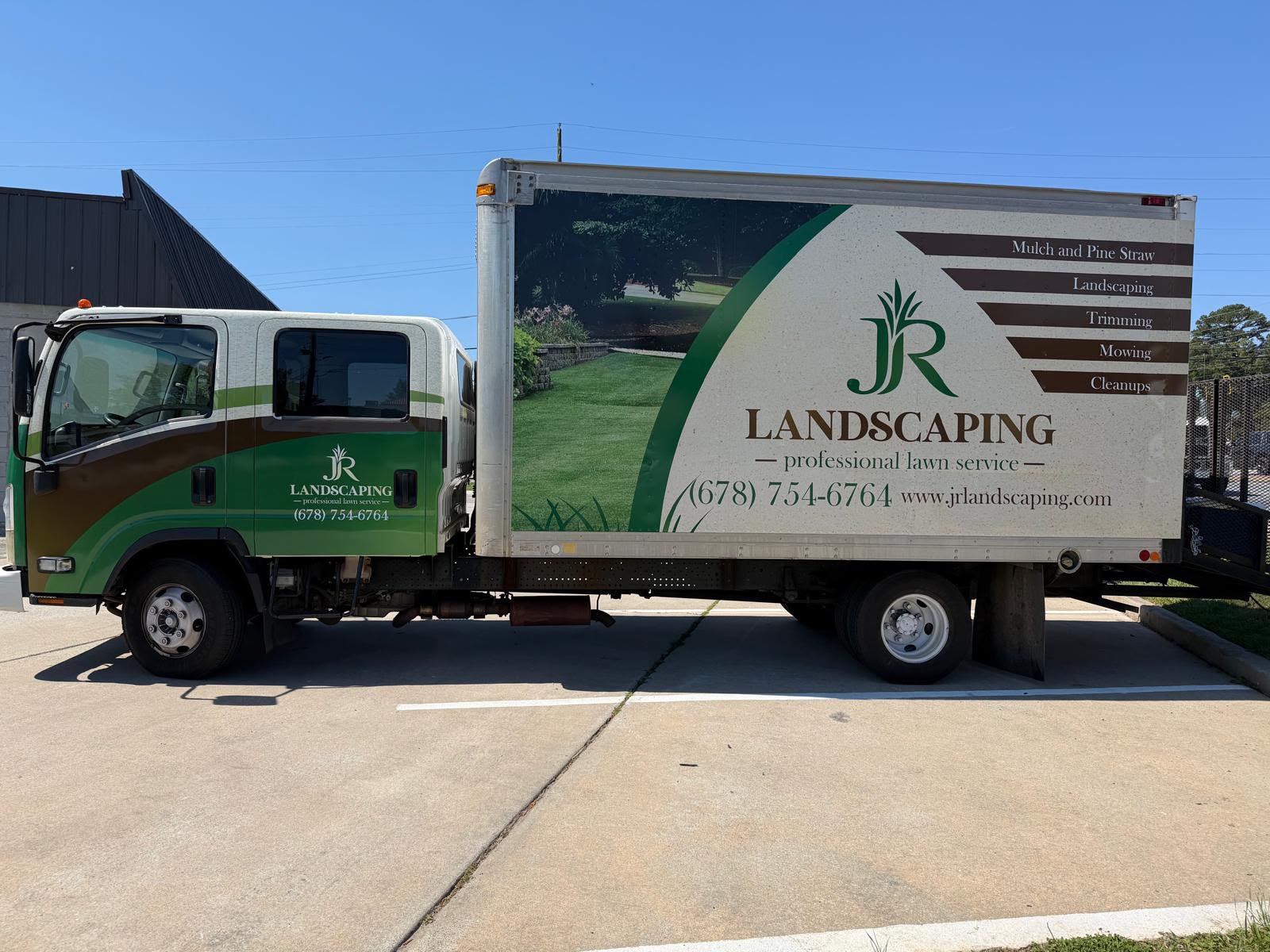 JR Landscaping box truck