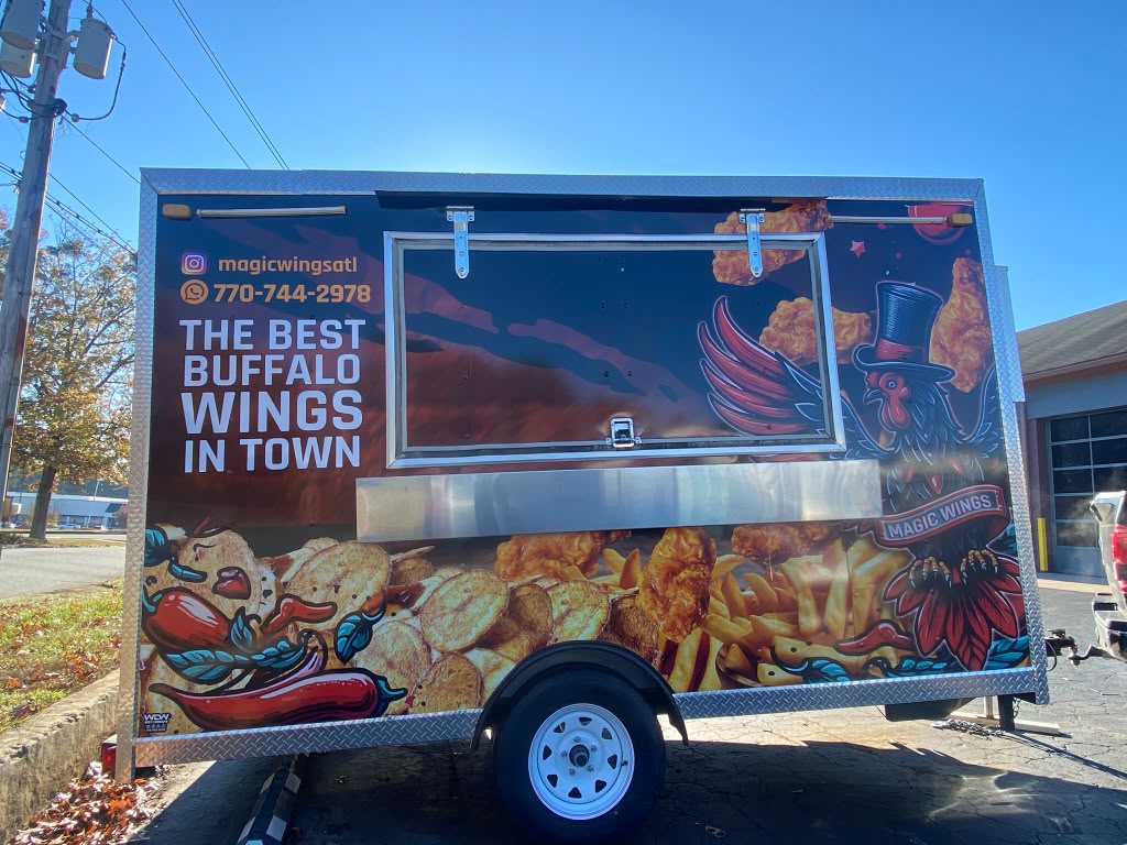 Magic Wings food trailer